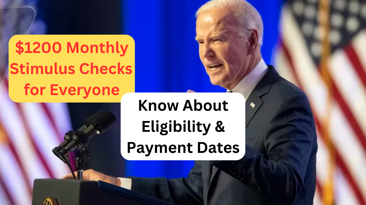 $1200 Monthly Stimulus Checks for Everyone