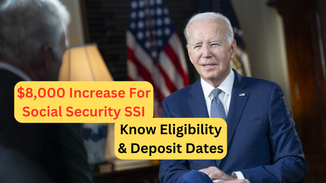 $8,000 Increase For Social Security SSI